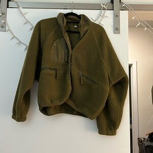 Free People movement Hit the slopes jacket olive green M